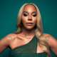 Munroe Bergdorf poses in the GAY TIMES Honours 500 studio at Magazine London on November 21, 2019, in London, England.